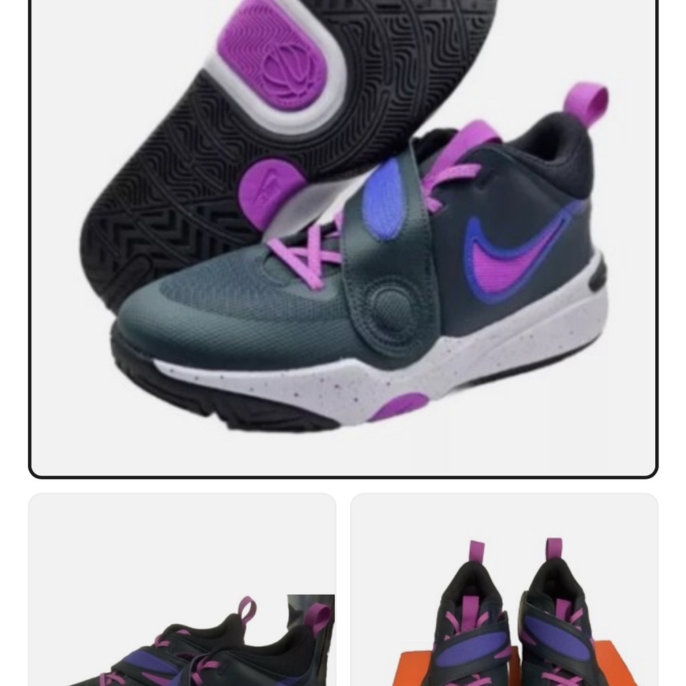 Nike Kids Sneakers - Black and Pink